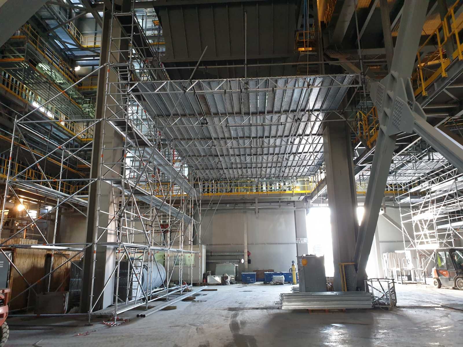 Flanşlı İskele Sistemi Multidirectional Scaffolding System 7 - INSTALLATION INDUSTRIELLE
