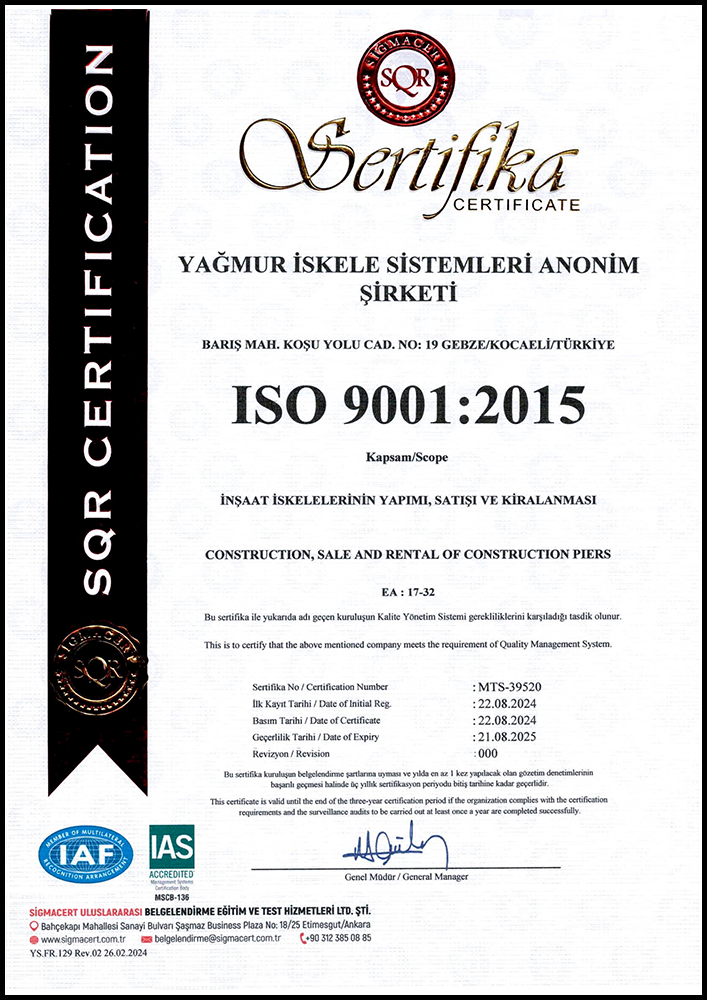 iso9001 - CERTIFICATE
